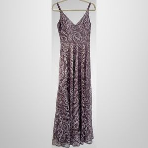 Dillards lavender formal dress